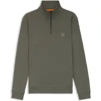 HUGO BOSS für Herren. 50468926 Sweatshirt Fleece Baumwolle grün (XXL), Lässig