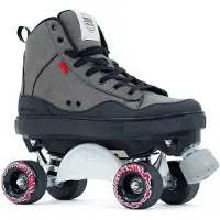 Rio roller Ramp Skate Erwachsene Quad-Skates Grau Stabile Retro Quad-Skates für Erwachsene