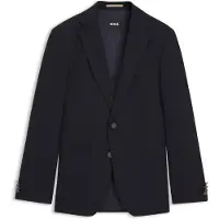 BOSS Slim-Fit Blazer aus elastischer Schurwolle Grösse 56