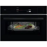 AEG Series 9000 TP9SK821B, Medium, Elektrischer Ofen, 45 l, 3000 W, 45 l, Kombi-Dampf