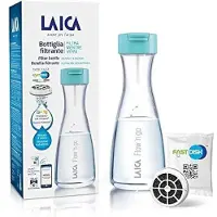 Laica B01BA, Wasserfiltration Flasche, 1 l, Blau, Transparent