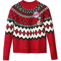 Desigual Damen Rote Strickware