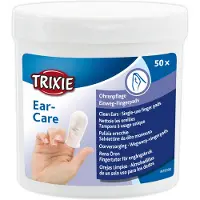 Trixie - Zahnpflege Fingerlinge für Hunde Einweg Fingerpads 50 St Zahnbürste