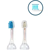 EMMI-DENT Ultrasonic Opzetborstels K4 Kids Metallic 4 St Zahnbürste