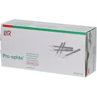 Pro-ophta Lanzett Stieltupfer 1 mm steril 50 St Tupfer
