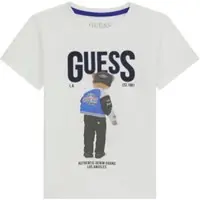GUESS T-Shirt N6RI05 K8HM4 Weiß Regular Fit