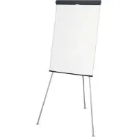 MAUL Flipchart MAULstandard, Hochformat, Dreibein-Gestell, Tafel 970 x 660 mm, stufenlos höhenverstellbar, Ablageschale, Papierblockhalter