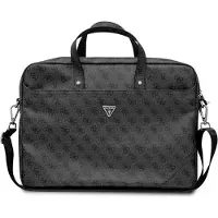 GUESS Torba GUCB15P4TK 16" czarny/ black Saffiano 4G Triangle Logo