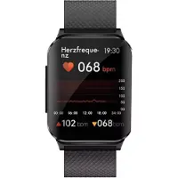Knauermann PRO 2 Plus Gesundheitsuhr Smartwatch, Sturzerkennung Uhr 1 St