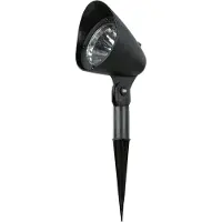 Licht-Erlebnisse LED Gartenstrahler mit Erdspieß 4er Set IP44 Außenleuchte Anthrazit 3000 K schwenkbar Modern Außenleuchte Garten Wegeleuchte