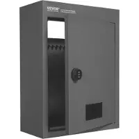 Vevor Mauerdurchwurf Briefkasten Einbaubriefkasten 320x158x430mm dunkelgrau