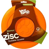 West Paw Zogoflex Zisc Flying Disc - Orange - S