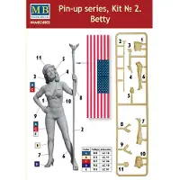 Master Box Pin-up series, Kit No.2 Betty