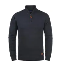 Blend Troyer "Troyer BHRobin", Herren, Gr. XL, blau (navy), Obermaterial: 50% Baumwolle CO. 50% Polyacryl PAN., Pullover Troyer