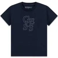 GUESS T-Shirt N6RI17 grK8HM4 Dunkelblau Regular Fit