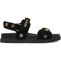 GUESS Florizi Sandalen Plat - Zwart - Maat 37
