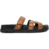 GUESS Damen Pantolette Fashie braun