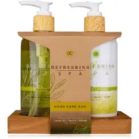 Accentra Handpflegeset Refreshing SPA – Lemon & Jasmine mit Seifenablage 520 ml