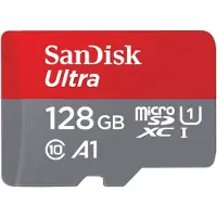 SanDisk Ultra, 128 GB, MicroSDXC, Klasse 10, UHS-I, 140 MB/s, Class 1 (U1)