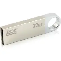 Goodram UUN2, 32 GB, USB Typ-A, 2.0, 20 MB/s, Drehring, Silber