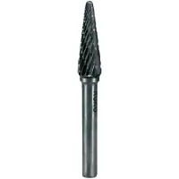 RUKO 116233 Fræsestift Hårdt metal Kegle 6 mm Arbejdslængde 18 mm Skaftdiameter 6 mm