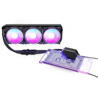 Alphacool Eiswolf 2 AIO - 360mm RTX 4080 Suprim mit Backplate