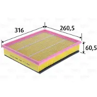 Valeo Vzduchovy filtr