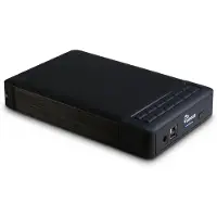 Inter-Tech Argus GD-35LK01, HDD-Gehäuse, 3.5", SATA, Serial ATA II, Serial ATA III, 5 Gbit/s, USB Anschluss, Schwarz