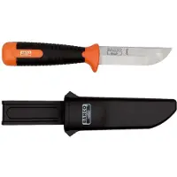 Bahco Hochleistungs-meißelmesser Mit Gebogener Klinge Und Gummigriff 25 Mm