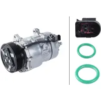 Hella Klimakompressor 12 V Ø 119 mm Thermo-Expertise passend für u.a. VW BORA
