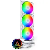 Montech Raffreddatore a Liquido LightFlow 360 ARGB Bianco