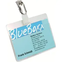 Durable Namensschild, für Betriebsausweise, klar, 25 St.