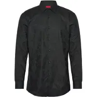 HUGO Hemd Kenno 50500965 Schwarz Slim Fit