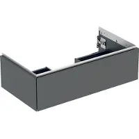 Geberit ONE Waschtischunterschrank, 1 Schublade, 88,8x26,6x47cm, 505.073.00.3, Farbe: lava lackiert matt
