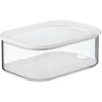 Mepal | Modula Kühlschrankdose Käse 2000ml | transparente Sichtfenster | stapelbar & BPA frei | Maße: 22.4 x 16 x 8.6 cm | ideal zur Aufbewahrung von Lebensmitteln