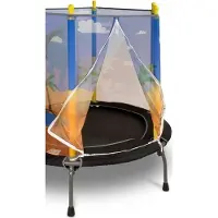 Toyz Trampolin Outdoor Kinder Gartentrampolin 128x128x112cm Dino