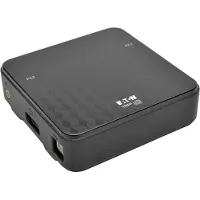 Eaton 2-Port DisplayPort KVM Switch 4K 60 Hz with Audio Cables and USB Peripheral Sharing