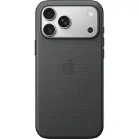 Apple Original iPhone 17 Pro Max Hülle - Gewebtes recyceltes Kunststoff - Backcover/Hard Case - Schwarz
