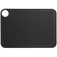 Arcos Kochbrett Schneidebrett - Zellulosefaser und Harz 33 x 23 cm und 6,5 mm dick - Farbe Schwarz