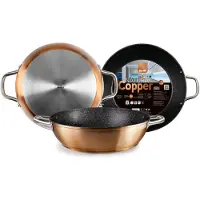 Ibili -Natura Copper Wokpfanne, Aluminium/Kupfer, Kupfer