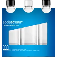 SodaStream 2260525, Karbonisiererflasche, Schwarz, Weiß, PET, 1 l, Power, Source, Play, Spirit, Jet, Dynamo, Genesis, Cool, 3 Stück(e)