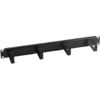 EFB Elektronik 48,30cm (19") 1HE Kabelführungspanel, 5 Bügel, Stahl RAL9005 Hersteller: (699995TS.1)