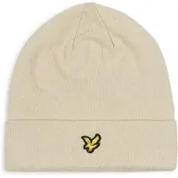 Lyle & Scott Beanie Wollmischung Ecru