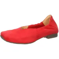 Think! Leder-Ballerinas in Rot | Gr.: 41
