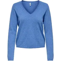 ONLY "ONLLOYAL LIFE LS V-NECK PULLO KNT NOOS" Materialmix