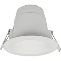 TRIO LED Einbaustrahler, Metall, weiß, CCT, rund, IP44, D 11 cm