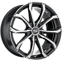 MSW 48 gloss black full polished 9.0Jx21 5x108 ET38