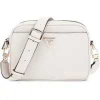 GUESS HWBG6974140 MERIDIAN II CAMERA BAG Woman Umhängetasche ivory