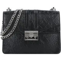 Seidenfelt Manufaktur Seidenfelt Roros - Schultertasche 21 cm (glossy black)