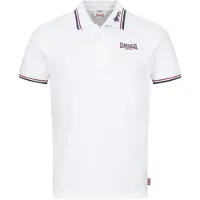Lonsdale Lion Poloshirt Grösse: L, Farbe: Weiß